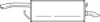 AKS DASIS 1317008 End Silencer